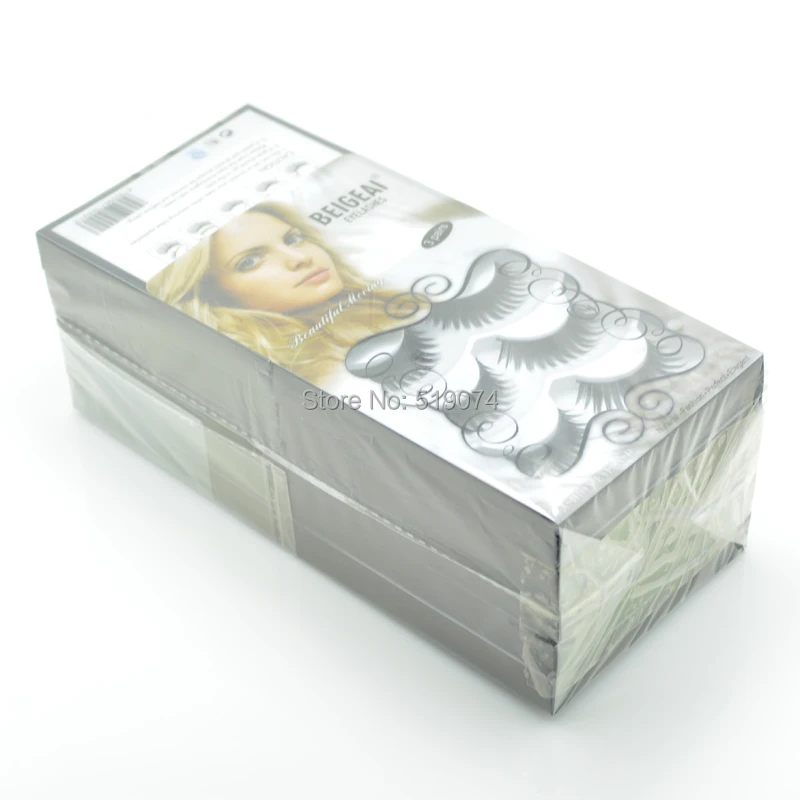 

Free shipping natural false eyelashes wholesale 60 pairs hang package