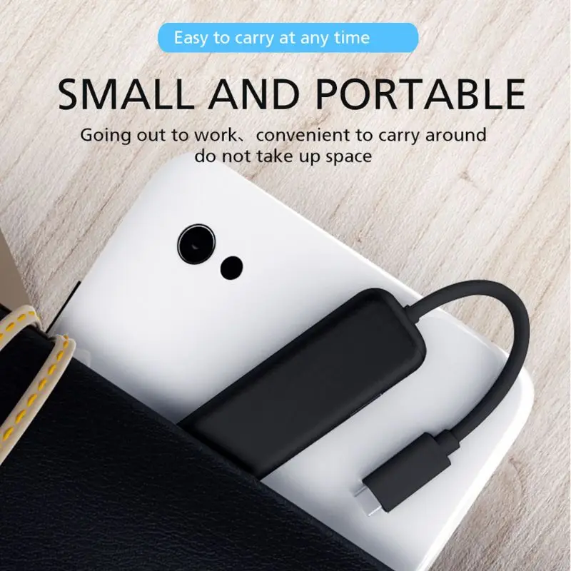 USB C концентратора Тип C до USB3.0 сплиттер с TF считыватель SD карт Слот для MacBook Pro/samsung/huawei