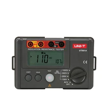 UNI-T UT501A Insulation Resistance tester meter megger earth ground resistance Voltage Tester Megohmmeter Voltmeter + Backlight victor vc4105a lcd digital earth resistance tester ground resistance voltage meter lightning rod measuring instrument tools