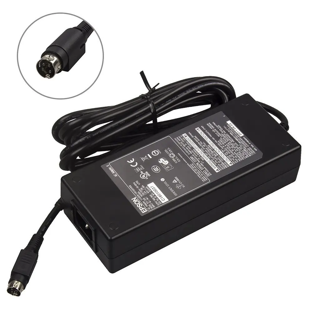 For EPSON M248A Printer C16010037 AC Power adapter charger 42V 1.38A 4PINAC/DC Adapters