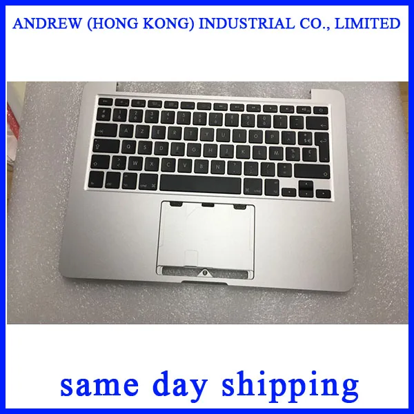 Оригинальный A1502 для Macbook Pro 13 &quotA1502 Topcase с клавиатурой верхний корпус французская