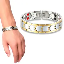 Мужские браслеты на цепочке, титановая сталь, модные украшения, подарки на день отца LXH