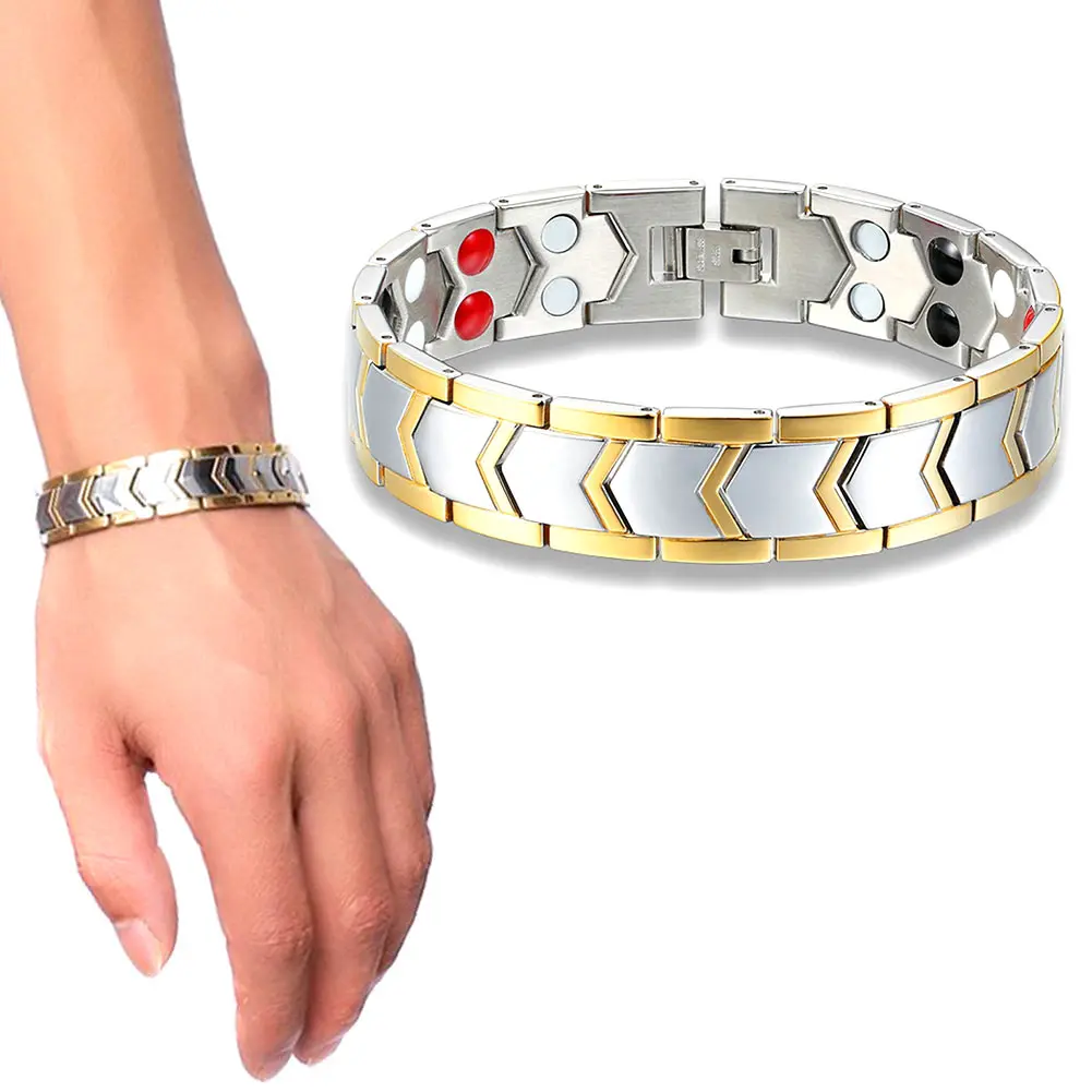 Men Bracelets Chain Wristband Titanium Steel Fashion Decoration Gifts