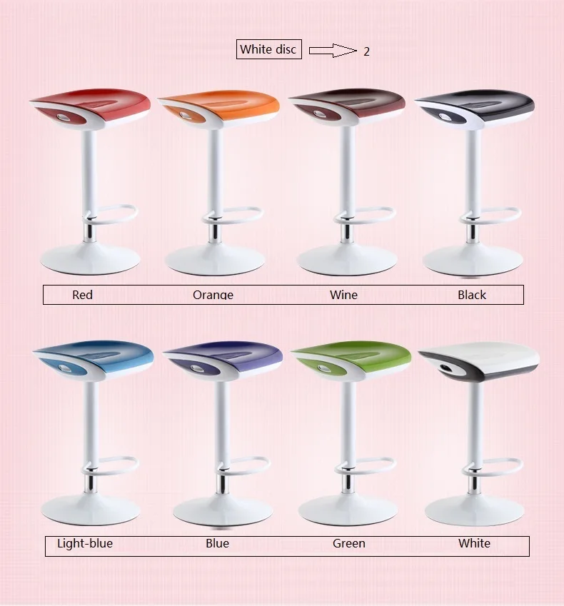 Barber shop stool Hair salon chair blue orange green white color furniture shop free shipping retail wholesale