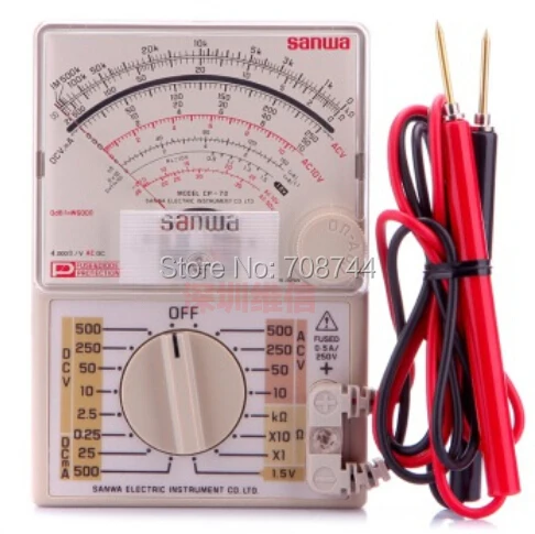 SANWA ANALOG MULTI TESTER CP-7D MADE IN JAPAN SANWA ANALOG MULTI TESTER CP-7D MADE IN JAPAN