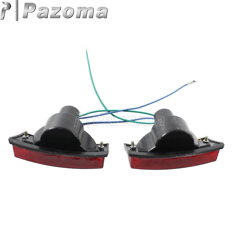 Мотоцикл Красный объектив задний и передний указатель поворота Индикатор вспышки мигалка светильник для Vespa P PX VSX VNX Стелла