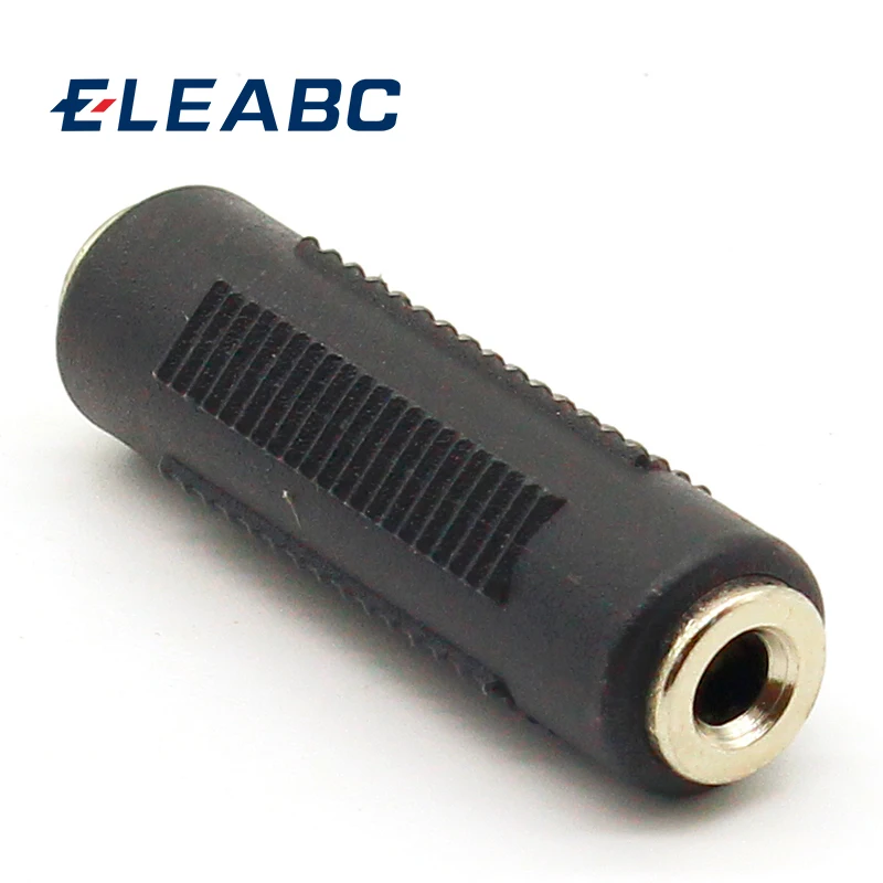 Uds hembra de 3,5mm a 3,5mm Jack estéreo adaptador de acoplador