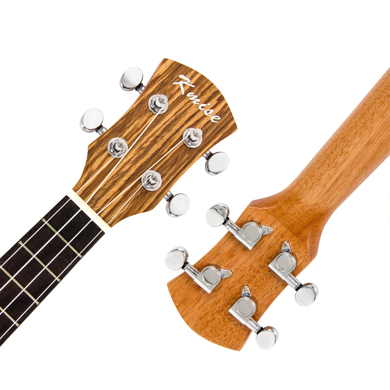Kmise концертные Гавайские гитары укулеле Уке 23 дюймов 18 ладов zebravwood 4 струны Гавайские гитары с Gig Bag тюнер