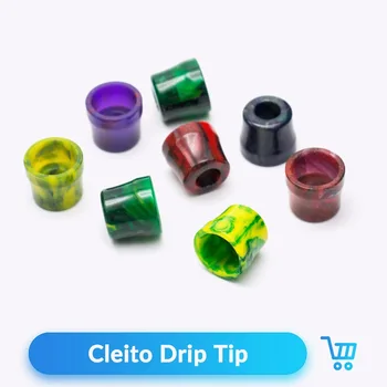 

Quartz Banger Cleito Drip Tip Epoxy Resin for RDA RTA Atomizer Vaporizer Tank Vape Mouthpieces Electronic Cigarette Accessories
