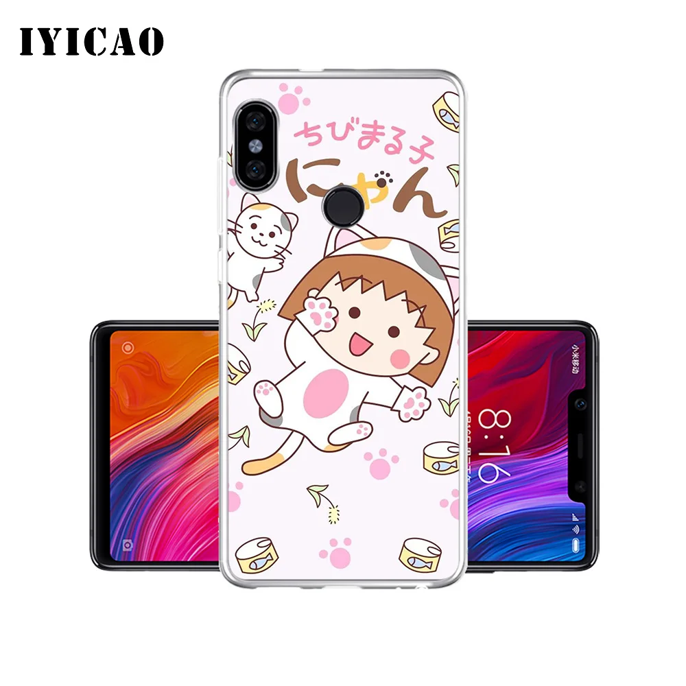 IYICAO Chibi Maruko Мягкий силиконовый чехол для телефона Xiaomi mi 9 8 SE 6 A1 A2 Lite F1 X2S X3 TPU