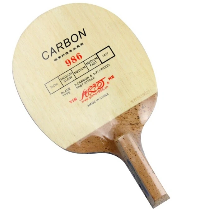 Yinhe 986 Carbon Fast-Attack Table Tennis Blade (Japanese penhold) for PingPong Racket Galaxy / Milky Way / Yinhe 986 Carbon Fast-Attack Table Tennis Blade (Japanese penhold) for PingPong Racket Galaxy / Milky Way /