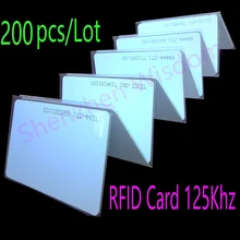 RFID 125 кГц карты EM4100 TK4100 близость смарт-карты, пластиковые карты RFID Card 200 шт./лот