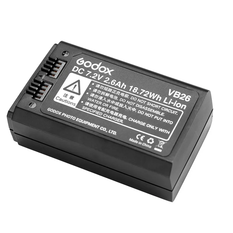 

Godox V1 flash battery SLR camera overhead light lithium battery VB26