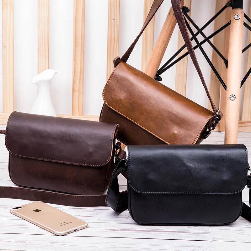 

Leather Men Bag Fashion Leather Crossbody Bag Shoulder Men Whale Design Messenger Bags Small Casual Designer Handbags Man Bags
