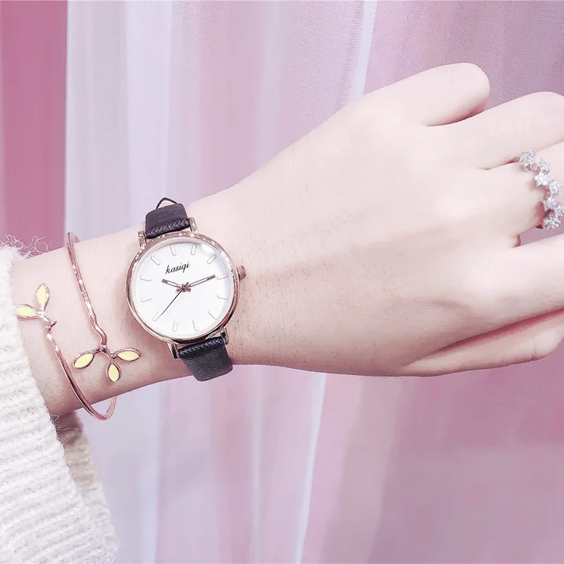 

Chic Exquisite Simple Fashion Casual Women Quartz Watches Delicate Slim Ladies Elegant Leisure Wristwatch Female Dress Watch