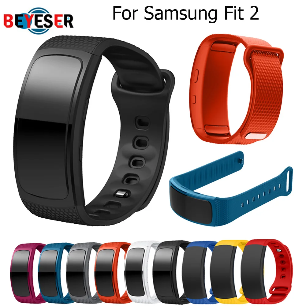 L/S сменный Браслет для samsung gear Fit 2 Band роскошный силиконовый ремешок для samsung Fit2 SM-R360 ремешок Прямая поставка