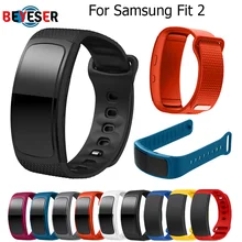 L/S сменный Браслет для samsung gear Fit 2 Band роскошный силиконовый ремешок для samsung Fit2 SM-R360 ремешок Прямая поставка