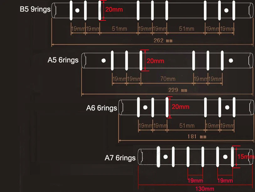 Деловой офисный блокнот A4 B5 A5 A6 A7 из искусственной кожи