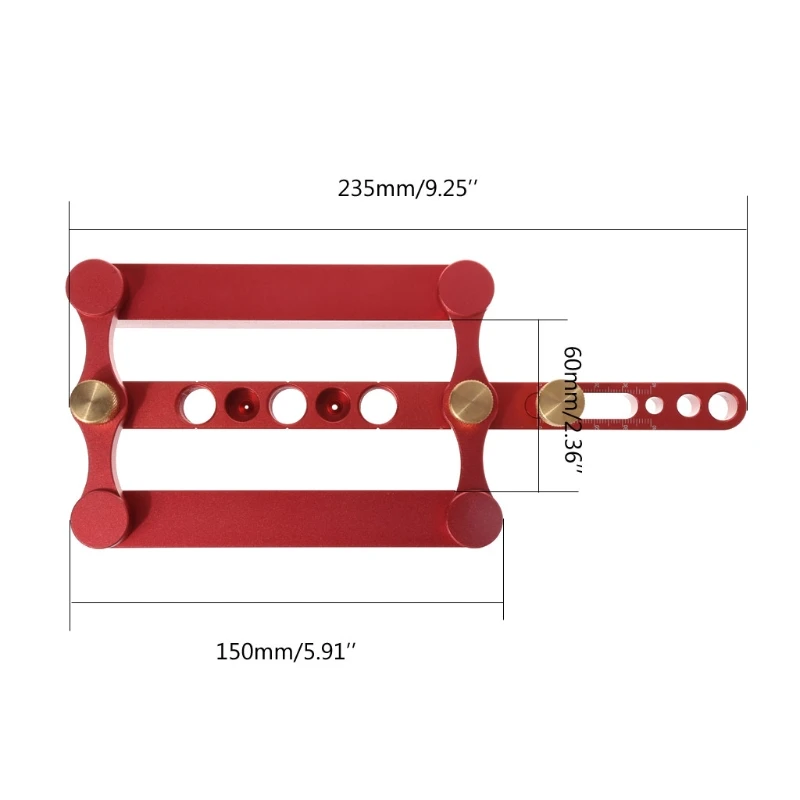 

Self Centering Dowelling Jig Metric Dowel 6/8/10mm Drilling Tools Woodworking