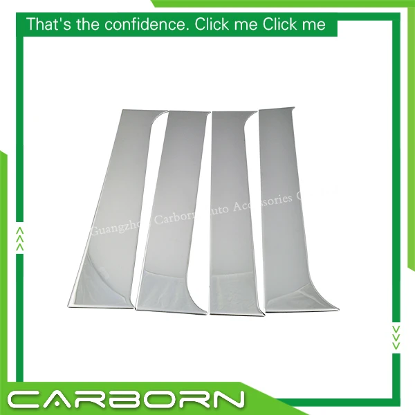 

For Ford Superduty F250 2008-2014 304 Stainless Steel Car Window Pillar Post Trim-4 pieces
