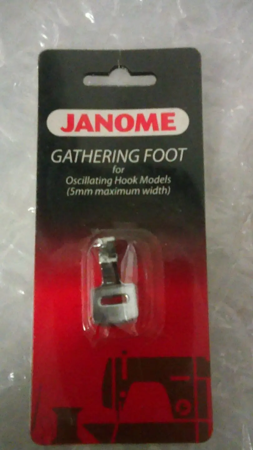 Janome Sewing Machine Gathering Foot Part No 200124007 5mm Maximum