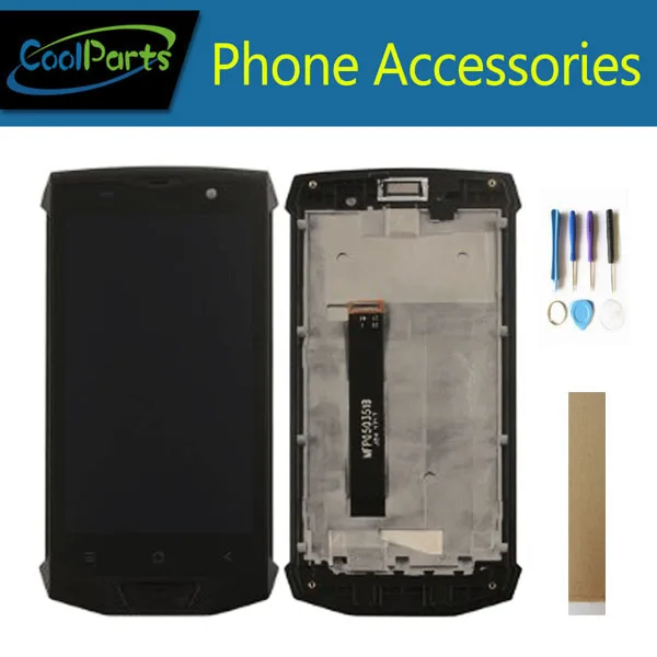 

1PC/Lot For Blackview BV8000 BV8000 Pro LCD Display Screen And Touch Screen Digitizer Assembly With Frame With Tools Tape