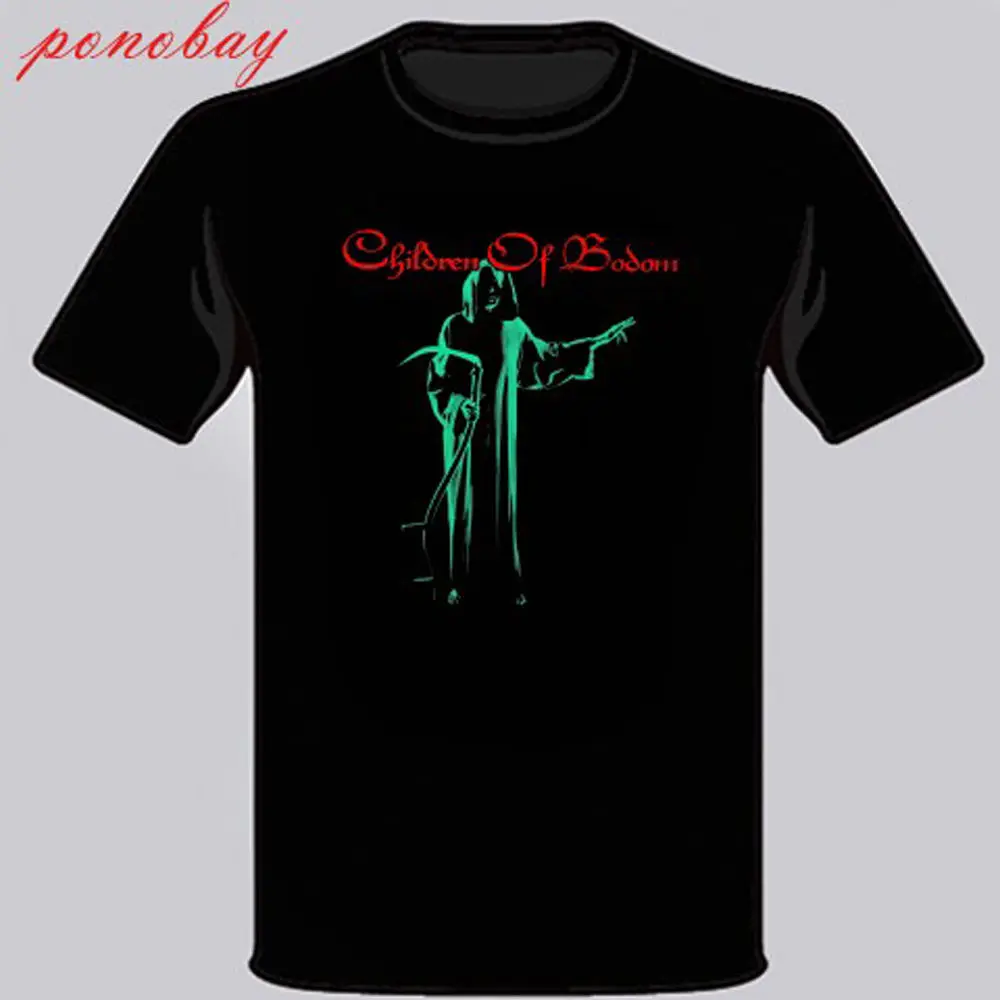 

New Children Of Bodom Death Metal Band Men's Black T-Shirt Size S-3XL