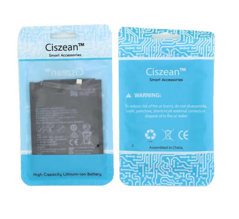Ciszezn 2x3340mAh HB356687ECW Аккумулятор для Huawei Nova 2 Plus Nova2 2I Mate 10 Lite G10 7X BAC AL00 Honor