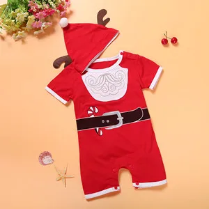 SJR-344 рождественскую тематику, раздел-Одежда для новорожденных; комбинезоны; для мальчиков; для девочек Санта Клаус ползунки из Полар-флиса одежда для малышей милые Одежда для малышей для год - Цвет: Style-07