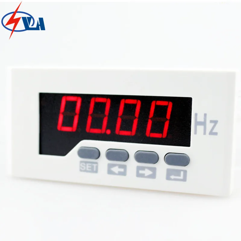 

F51 dimension 48*96mm factory price single-phase LED remote control frequency meter