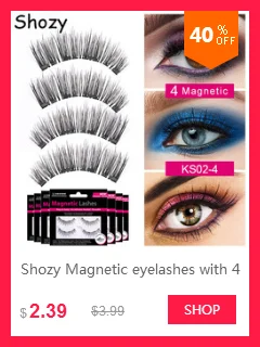 Shozy магнитные ресницы с 4 магнитами ручной работы 3D Магнитные ресницы для наращивания накладные ресницы магнит lash-KS09-4