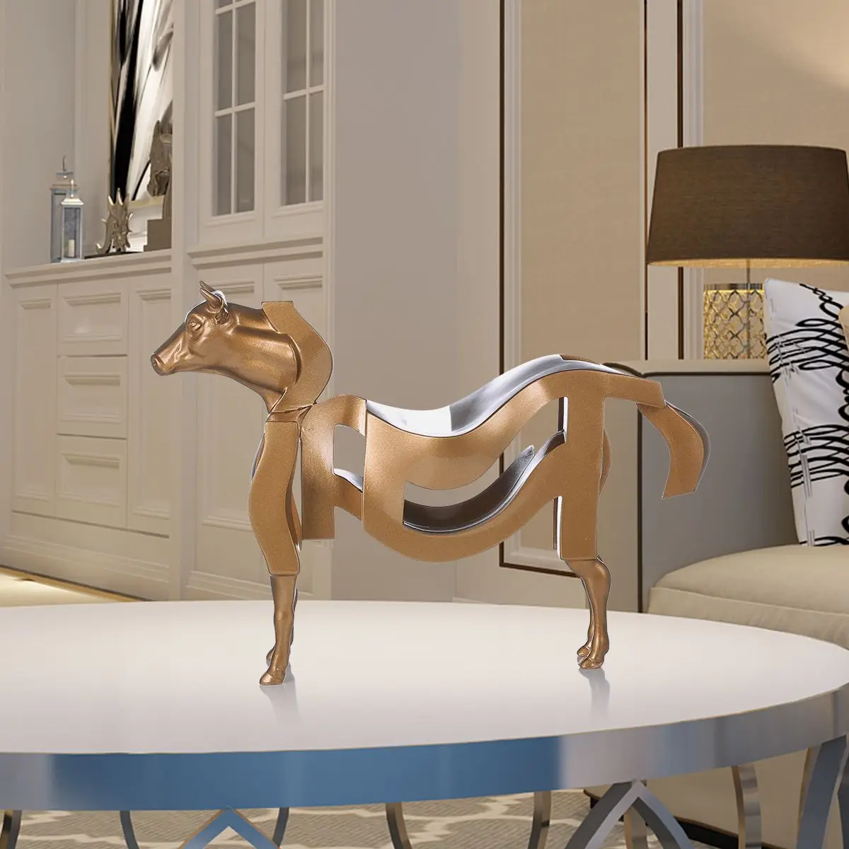 Абстракционизма скот смолы скульптура 3D моделирование первоначально
