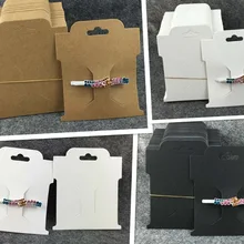 200 шт. Крафтовая бумага для заколок карты для упаковки Шпилька и используется для принадлежности для волос упаковка карт