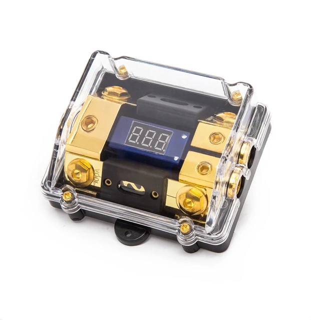 Special Offers Universal Car Auto Vehicles Audio Amplifier fuse box 1 in 2 way out/1 in 1 way out fuse tap with Voltmeter Audio fuse Special Offers Universal Car Auto Vehicles Audio Amplifier fuse box 1 in 2 way out/1 in 1 way out fuse tap with Voltmeter Audio fuse