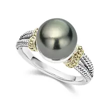 Элегантный стиль кольца для женщин Идеальный Круглый Серый искусственный жемчуг желтый белый золотой цвет обручение мода подарок ювелирные изделия KBR431