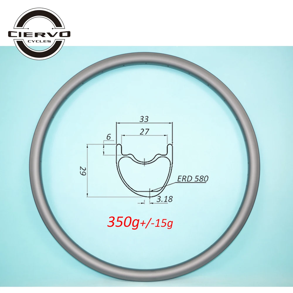 

29er MTB XC 29mm x 33mm hookless asymmetric carbon rim clincher tubeless UD matte glossy 24 28 32 Holes 29inch mountain bike