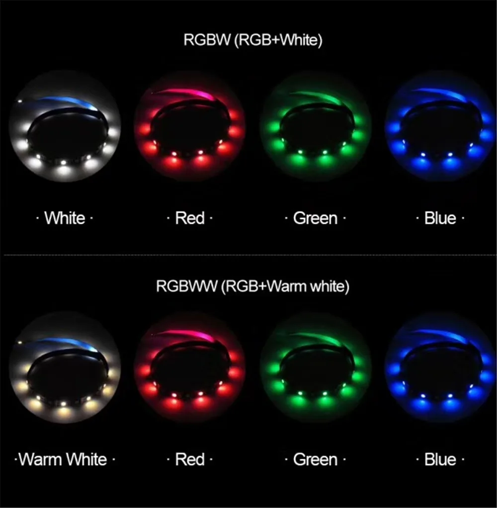 Rgbw Светодиодная лента rgb лента usb 5v ТВ ПОДСВЕТКА освещение rgbww гибкий неоновый для велосипедов pc Автомобильная водонепроницаемая лента smd 5050 рубиновые огни