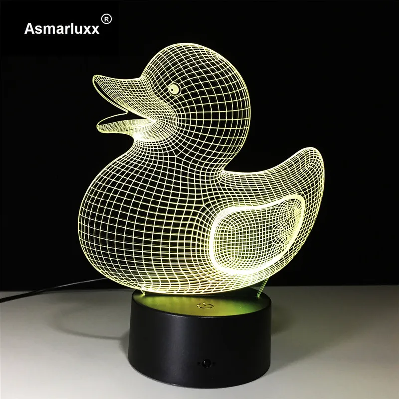 Asmarluxx Duck 3d led lamp0007