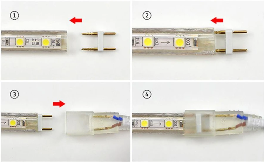 5 м 5 7 8M 9M 10 13 м цветных(RGB) светодиодных лент 5050 Водонепроницаемый светодиодные фонари неоновый светильник и 220V Striscia Led Потолочный Led полосы светильник s