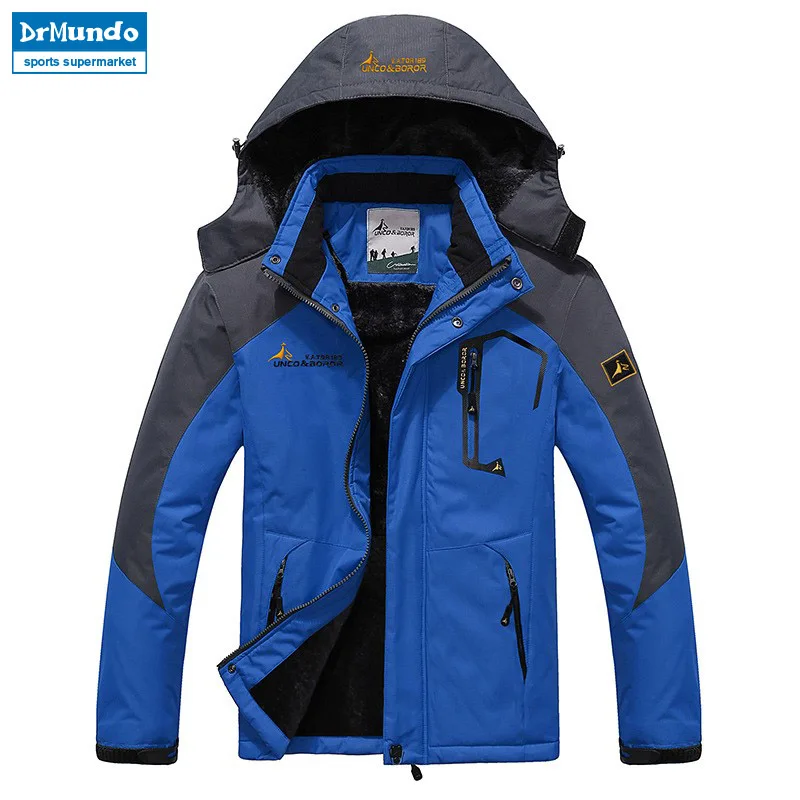Economici Giacca da sci Uomo Impermeabile Da Neve In Pile Giacca Cappotto Termico Per Esterni Mountain Sci Snowboard Giacca Più Il Formato di Marca