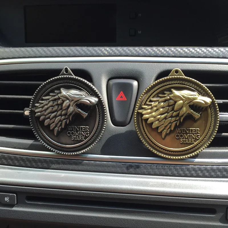 

Game of Thrones Cartoon Car Outlet Perfume Men and women car outlet Clip Air Freshener Car-styling Perfumes 100 Original