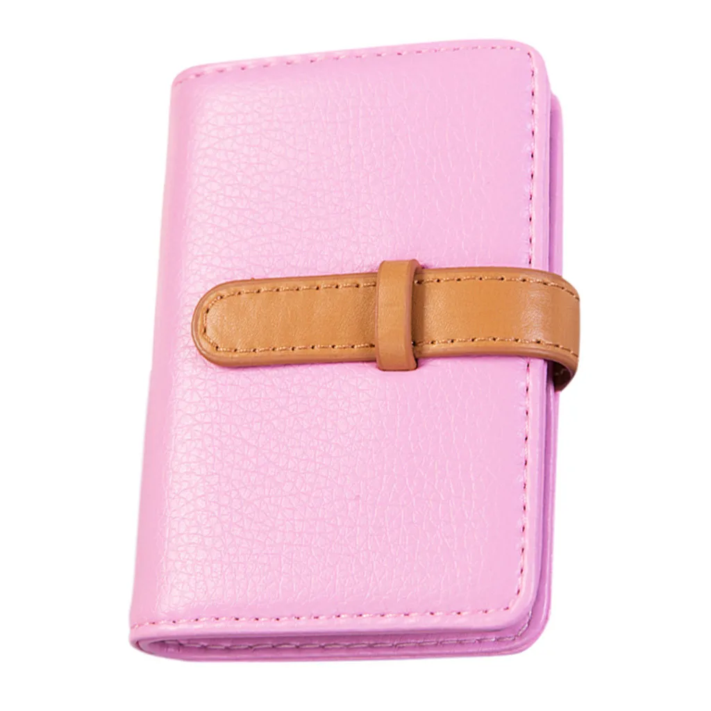 

Men Women Card Bag Solid Color Simple Card Large Capacity Card Package carteira masculina man wallet high quality