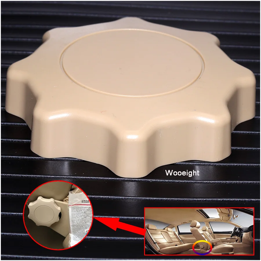 Wooeight 1J0881671G ABS Plastic Brown Seat Lumbar Crank Handle Adjustment Knob Cap For VW Passat Jetta Golf (1)