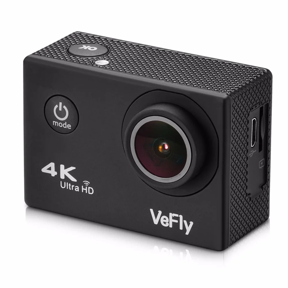 Спортивная и экшн видеокамера VeFly с аккумулятором dvr автомобильная велосипедная