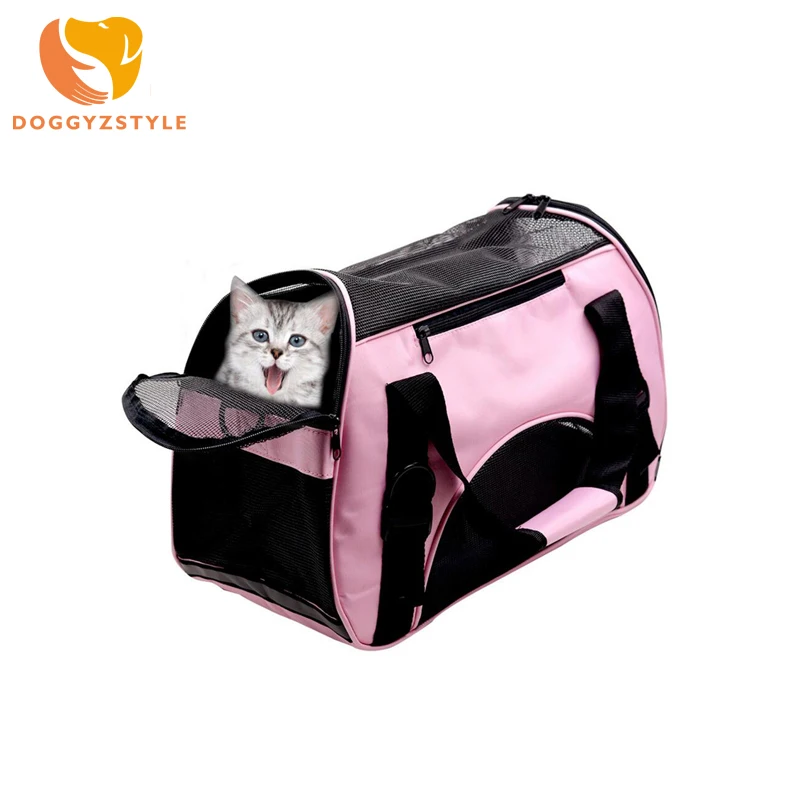 

Summer Soft Portable Polyester Dog Comfort Breathable Net Travel Carry Shoulder Bag Pet Carrier Cat Pet Carrier Bag DOGGYZSTYLE