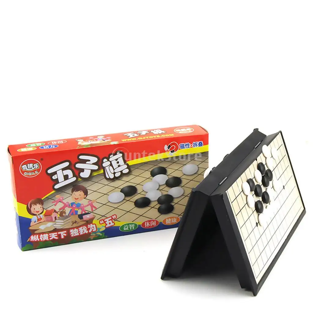 Китайская игра Go Gobang Renju Five-in-a-row, 110 магнитные камни, Детская игра-головоломка, обучающая игрушка