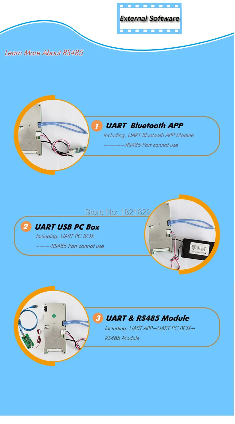 Bms 15S 30A/40A/60A 63V активный bms литий-ионный смарт bms pcm с android Bluetooth app UART bms wi-Fi программное обеспечение(приложение) монитор