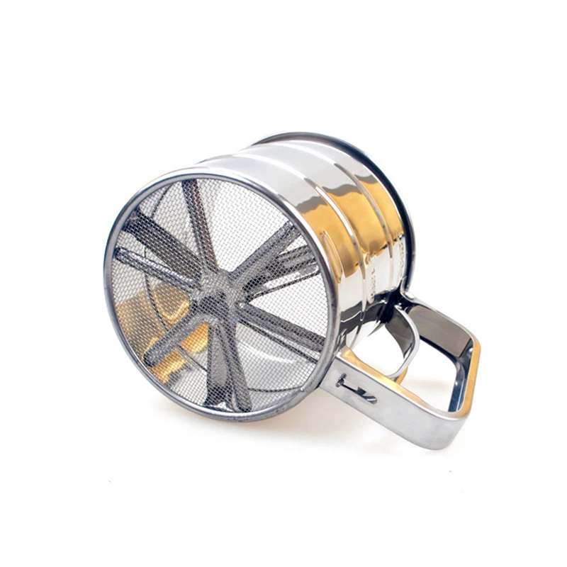 1Pcs Flour Sifters Easy Clean Stainless Steel Sieve Mesh Flour Sifters