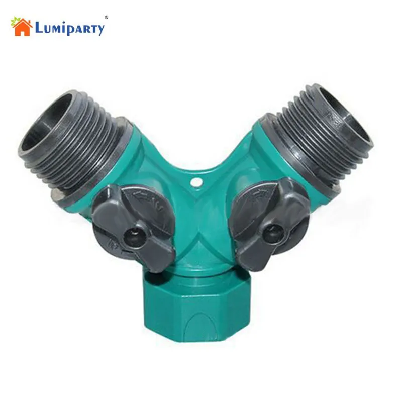 LumiParty Garden Y type Valve Plastic Splitter Pipes Watering Connector