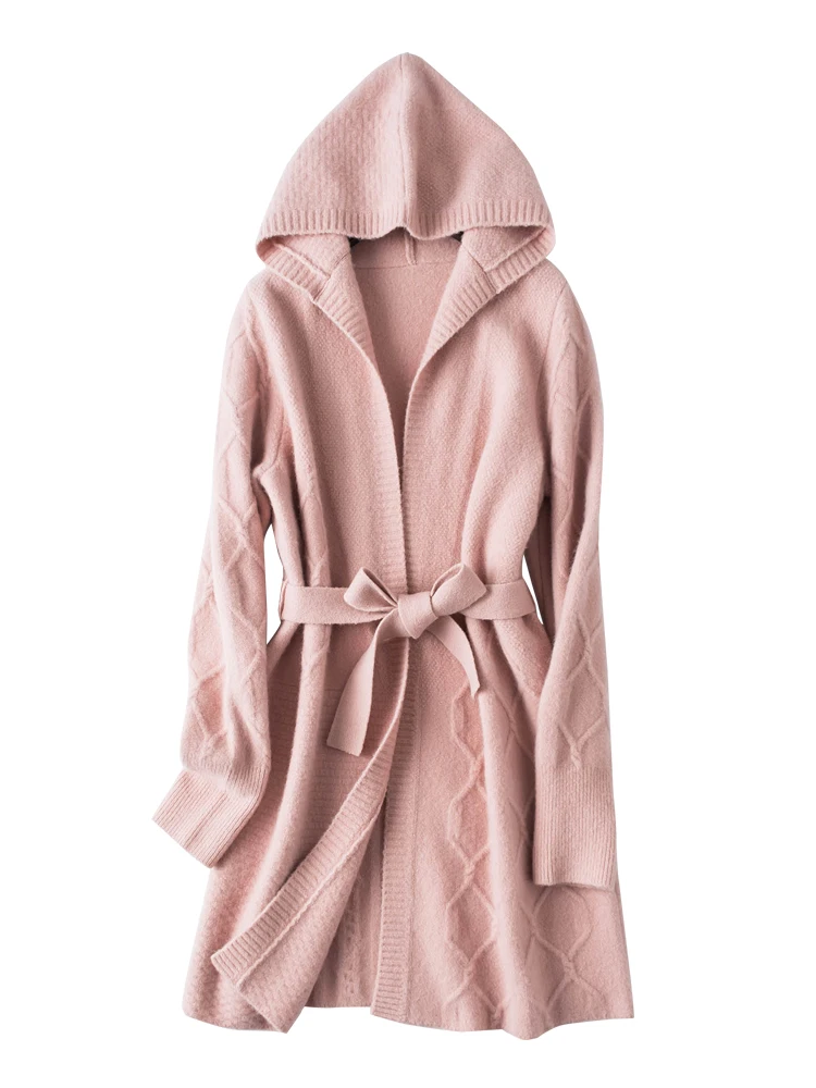 Tricot Mode Nouvelle Cardigan Tordu Taille droite Capuchon Yak À Mélanges S Manteau Long L'ue xl Cheveux Épais H 2018 De Laine Femmes XwxZfnqatP